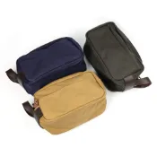 Jwe Klassic 復古手工帆布油蠟水洗手拿包 洗漱包 Filson