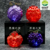 新竹好物社 【發光惡魔果實】海賊王手辦 GK手辦 惡魔果實 路飛手辦 艾斯手辦 羅手辦 暗暗果實 燒燒果實 手術果實 高精度塗裝 樹脂模型 收藏擺件