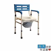 海夫健康生活館 杏華 鐵製 折合式 便盆椅
