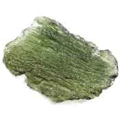 ***原礦屋*** 脈衝型能量礦石！A級大薄片優質蘋果綠捷克隕石原礦7.37g！