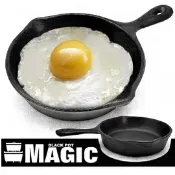 川山岳海 [ MAGIC ] 迷你系列鑄鐵圓型煎盤10.5cm / 荷蘭鍋 平底鍋 / RV-IRON 030-4