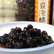 黑豆泡醋 (醋黑豆) 醋泡黑豆 炒熟青仁黑豆+糯米醋 台灣製作