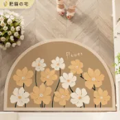 升級白底不髒地+可客製尺寸 吸水地墊 浴室吸水地墊 硅藻土吸水墊 門口地墊 浴室防滑墊 腳踏墊 珪藻土地墊 廁所地墊