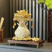 (店+)招財進寶百財白菜擺件 客廳電視櫃裝飾 收銀前臺裝飾品 店鋪喬遷開業禮物