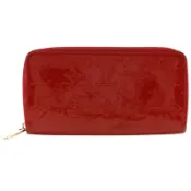 【DOKODEMO】LOUIS VUITTONZippy 長版皮夾 M90200 Monogram Vernis Cerise 2016 紅色 CA0176 拉鍊皮夾 女士 [二手]
