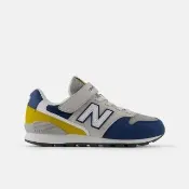 【NEW BALANCE】NB 996童鞋 休閒鞋 運動鞋 中大童 男童 女童 灰藍黃(YV996TF3-W)