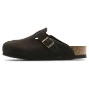 (店+)【BIRKENSTOCK 勃肯】0660463 Birkenstock Boston 輕便百搭半拖 無特殊功能包頭拖鞋 男女同款 棕色 窄版