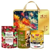 【紅布朗】蔓步星月堅果禮盒(伴手禮品 送禮推薦 全素食零食果乾 長輩養生 年節禮盒 過年 新年 春節 羊年)