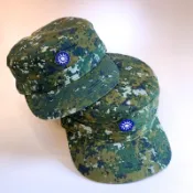 現貨 國軍 陸軍 憲兵 數位迷彩小帽  迷彩帽 硬式 帽子 硬帽 軍帽 刺繡 國徽