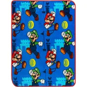 👍正版空運👍美國專櫃 任天堂 超級瑪利歐 馬力歐 瑪莉歐 SUPER MARIO 毛毯 棉被 毯子 蓋毯