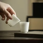 喜挖2店 高白瓷巖茶品茗杯聞香杯家用中式茶杯純色主人杯功夫茶具客杯簡約