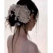 French vintage style hydrangea hairpin, super fairy-like and