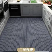 【可客製】地墊地毯 玄關墊 廚房墊 腳墊 門墊 走廊地毯 榻榻米廚房地墊防滑防油家用吸水長條客廳條紋門口地毯玄關耐髒滿鋪