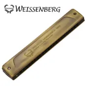 WEISSENBERG 2203-RS 專業款22孔複音口琴(青古銅)