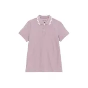 GIORDANO 女裝瞬涼抗菌撞色領POLO衫【雙色任選】13316305