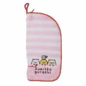 asdfkitty可愛家精品店 asdfkitty*角落生物粉條紋毛巾布水壺套/折傘套/收納袋/手機套/化妝袋-日本正版商品