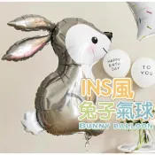 【台灣現貨99免運】叢林兔子 動物氣球 可愛氣球 鋁膜氣球 造型氣球 生日佈置 女兒生日 生日派對 氣球佈置 生日驚喜