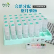 夏日備藥推薦【護立康31日微笑保健盒】一個月藥盒每日分類藥丸收納保健品分裝長輩旅行外出安心好整理不漏帶居家收納安心款