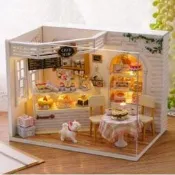 大旺小鋪:DIY小屋 蛋糕日記 袖珍屋娃娃屋材料包 現貨在台北當天寄 賣場上百款小屋可選 生日母親節畢業禮物