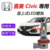 隔日到貨【Honda Civic】汽車LED大燈 9006 H11 喜美K12 K8 車頭燈 直上 超亮 遠近燈 燈泡