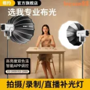 玖仟甄選館 【店長推薦】300W直播補光燈主播專用COB柔光美顏攝影燈專業綠幕直播間