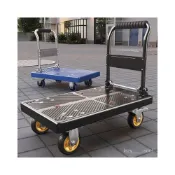 (店+)免運小推車拉貨拖車折疊輕便攜手推平闆搬運車傢用靜音購物快遞小拉車推貨車 小推車 搬運車 折疊式手推車