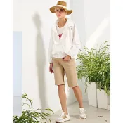 【 歐佳麗服飾 】Vaison李曉菁 🏝️ 立體抽繩翻領 簍空刺繡章 抽摺版型設計 防曬外套 /設計師專櫃女裝