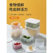 家用冰箱收納盒水果保鮮盒廚房蔬菜密封盒便噹盒冷凍盒子 TDI6