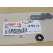 YAMAHA 原廠 90201-06055 平墊圈黑色 6mm 排氣管防燙蓋配件 (單顆價)