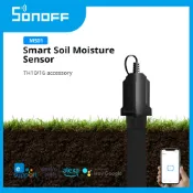 連盛 SONOFF MS01智能土壤水分濕度傳感器 手機監測Alexa語音跨鏡外貿