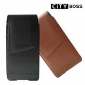 【涉谷數位】CITY BOSS BW-L17 腰掛直式皮套(穿皮帶款) 真皮直式手機皮套 防摔直式皮套 掛腰直式皮套