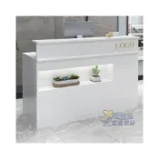 (店+)收銀台簡約小型吧台櫃 服裝店美甲店飯店美發店母嬰店前台接待特價