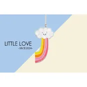 ［Little love］彩虹白雲吊牌、吊卡、信封裝飾、禮物包裝裝飾吊牌（1入）