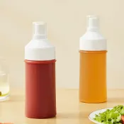 (店+)【Imakara】4孔擠壓式醬料瓶-250ml-3入