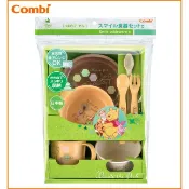 ..☆.。.【Disney baby】☆.。日本製~Combi 維尼食事餐具*禮組合~☆.。.:*