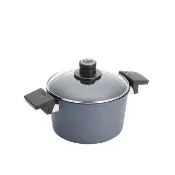 【Woll】福利品 德國 WOLL Saphir Lite藍寶石輕巧系列 20cm雙耳湯鍋(-盒損)