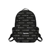 (店+)【SUPREME】Supreme Backpack Black 後背包 多夾層 黑色 FW26B3-BK [台灣現貨]