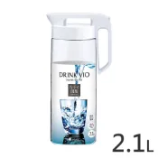【全聯線上購】【ASVEL】可立臥冷水壺2.1L(廚房用品 夏日清涼 透明質感 防漏 果汁 咖啡 茶水 飲料)(1入)