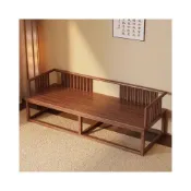 (店+)✈️免運 羅漢床 沙發床 實木羅漢床新中式簡約沙發床客廳家用組合小戶型躺椅貴妃榻胡桃木 新品下殺🔥