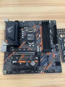 三和電腦配件店 技嘉B365M AORUS ELITE主機板 支援8/9代LGA1151 CPU M.2接口 4DDR4插槽 功能正常無維修 近全新 帶散熱片 可實拍驗貨