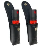 金盾 超值2組 40cc大容量強力噴霧防身器+皮套組(口紅型40cc TG-2510)