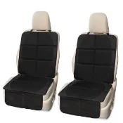 【E.dot】2入組 汽車防刮兒童安全座椅保護墊(防護墊/保潔墊)