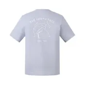 (店+)【The North Face】北面THE NORTH FACE Urban Exploration 品牌logo透氣套頭圓領短袖T恤 男女同款 紫色