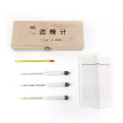(店+)酒精度計 0-100% 家用酒度計 量酒器 測酒精度計 白酒蒸餾酒 酒精度測量 酒精計 酒精濃度計 5-AM100