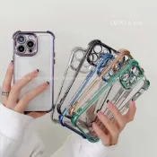 帶鏡頭膜 四角防摔手機殼 OPPO A6X A5pro A3pro A3X Reno6 Reno5 Reno4Z R17