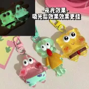 ✨元氣上新✨夜光海綿寶寶鑰匙扣派大星閨蜜掛件包包可愛卡通掛飾甜美少女禮物YCFK