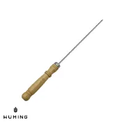 WUMING無名 食品級 不鏽鋼 挑針 木柄 鳥蛋 章魚燒 挑針 日式 挑棒 挑針 叉子 針型 雞蛋糕 煎鳥蛋 專用錐 鋼錐 木柄錐子 鑽子 尖錐 起針 『無名』 S04120