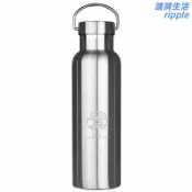 漣漪生活 【304真空保溫】運動水壺 戶外水壺 騎行水壺 保溫保冷壺 不鏽鋼水杯 旅行水杯 健身水壺 大容量 長效保溫 防漏設計 輕巧便攜