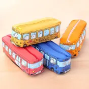 (店+)【FANCY LIFE】公車文具收納包(鉛筆盒 大容量筆盒 造型鉛筆盒 韓系鉛筆袋 日本文具盒 文具袋 文具包)