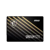 (店+)【MSI 微星】SPATIUM S270 240GB 2.5吋 SATA SSD(讀:500M/寫:400M)